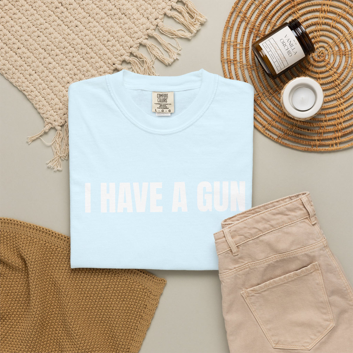 I Have a Gun T-Shirt — Bold Statement Graphic Tee