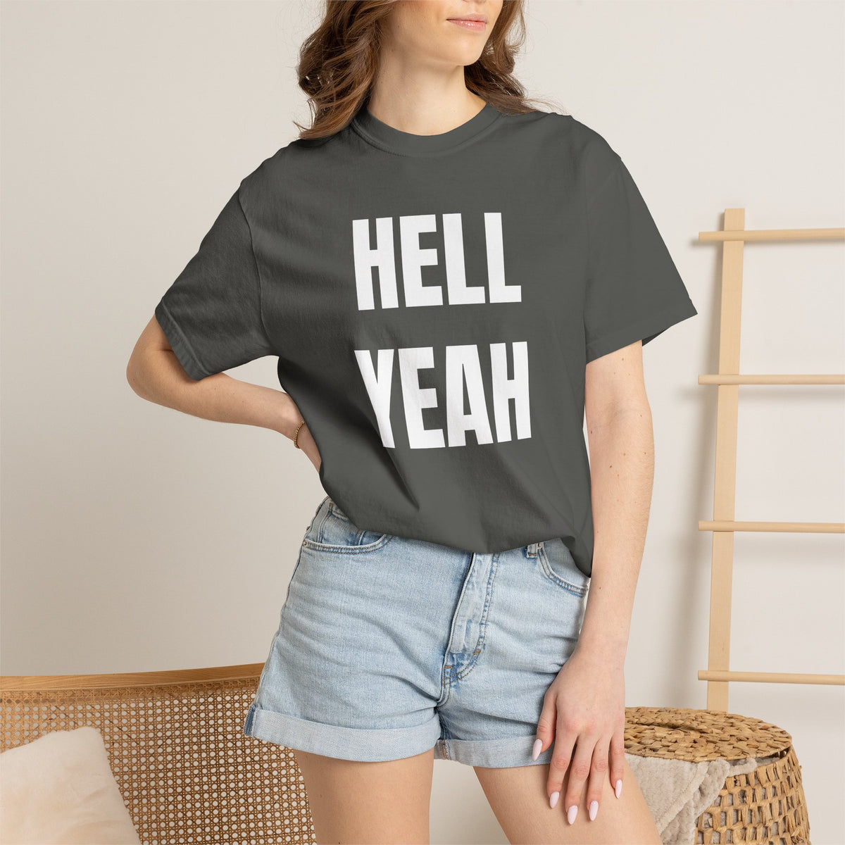 Hell Yeah Garment-Dyed T-Shirt
