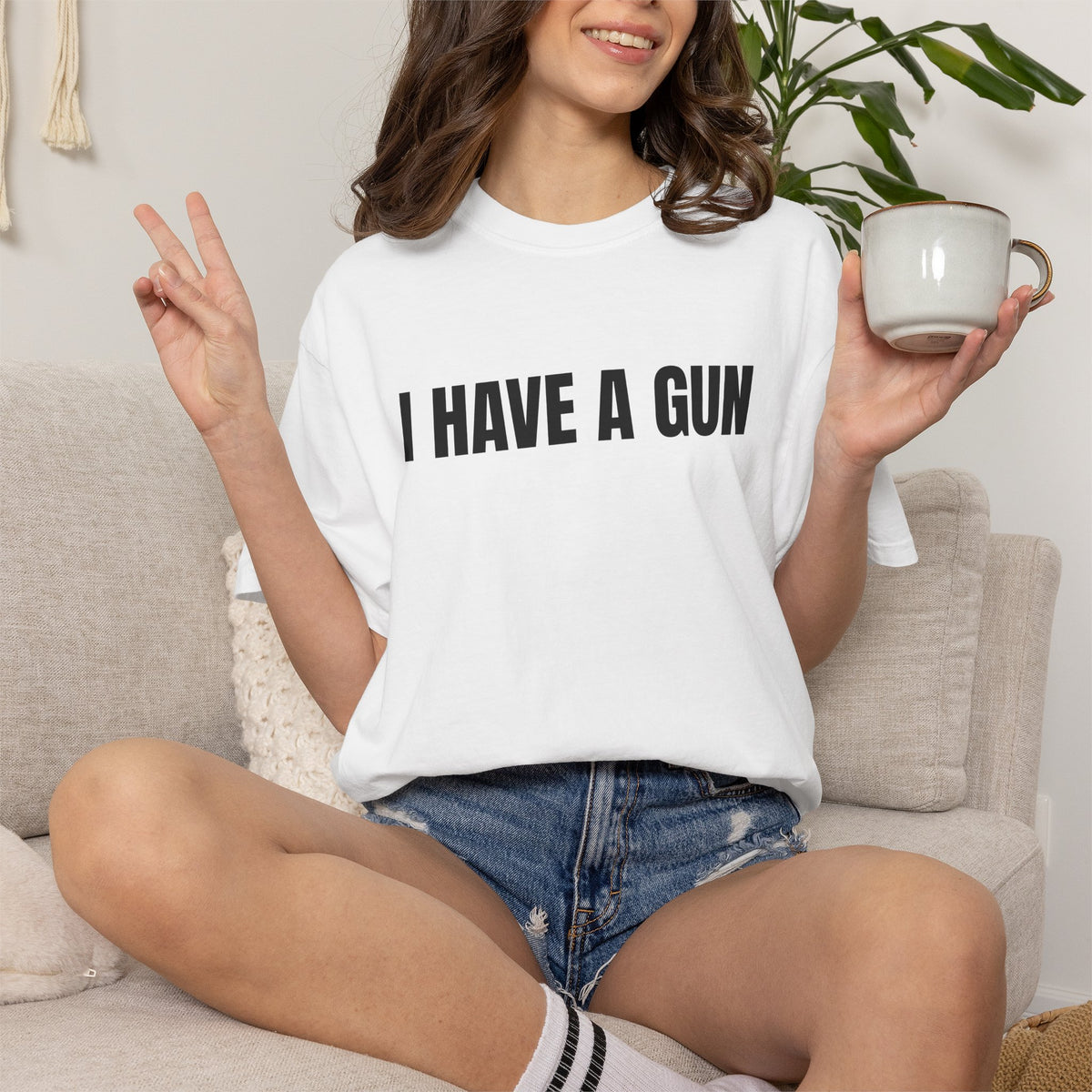 I Have a Gun T-Shirt — Bold Statement Graphic Tee