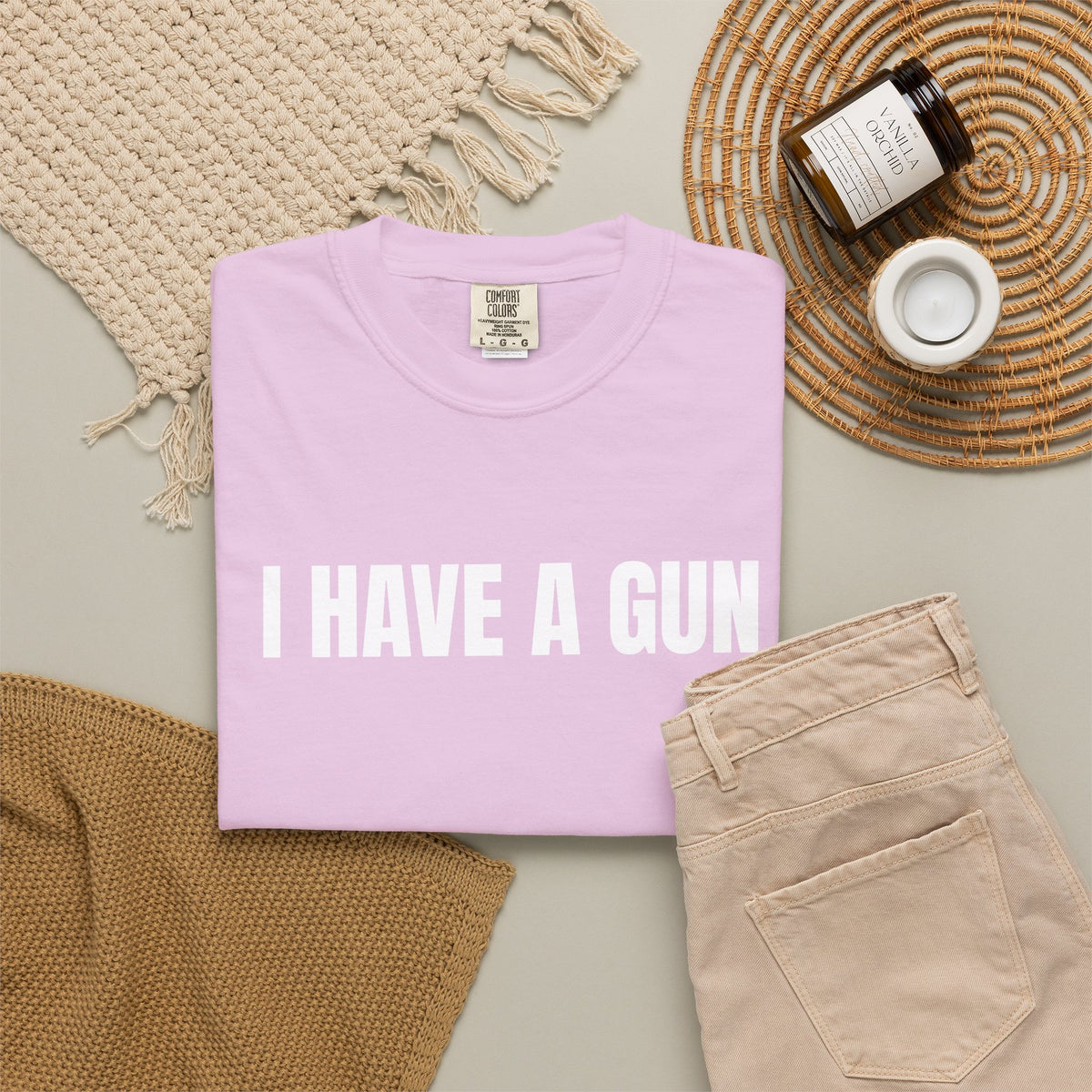I Have a Gun T-Shirt — Bold Statement Graphic Tee