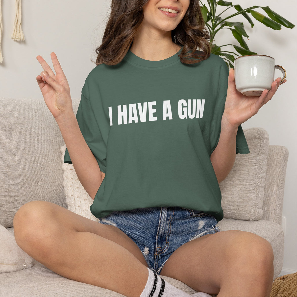 I Have a Gun T-Shirt — Bold Statement Graphic Tee