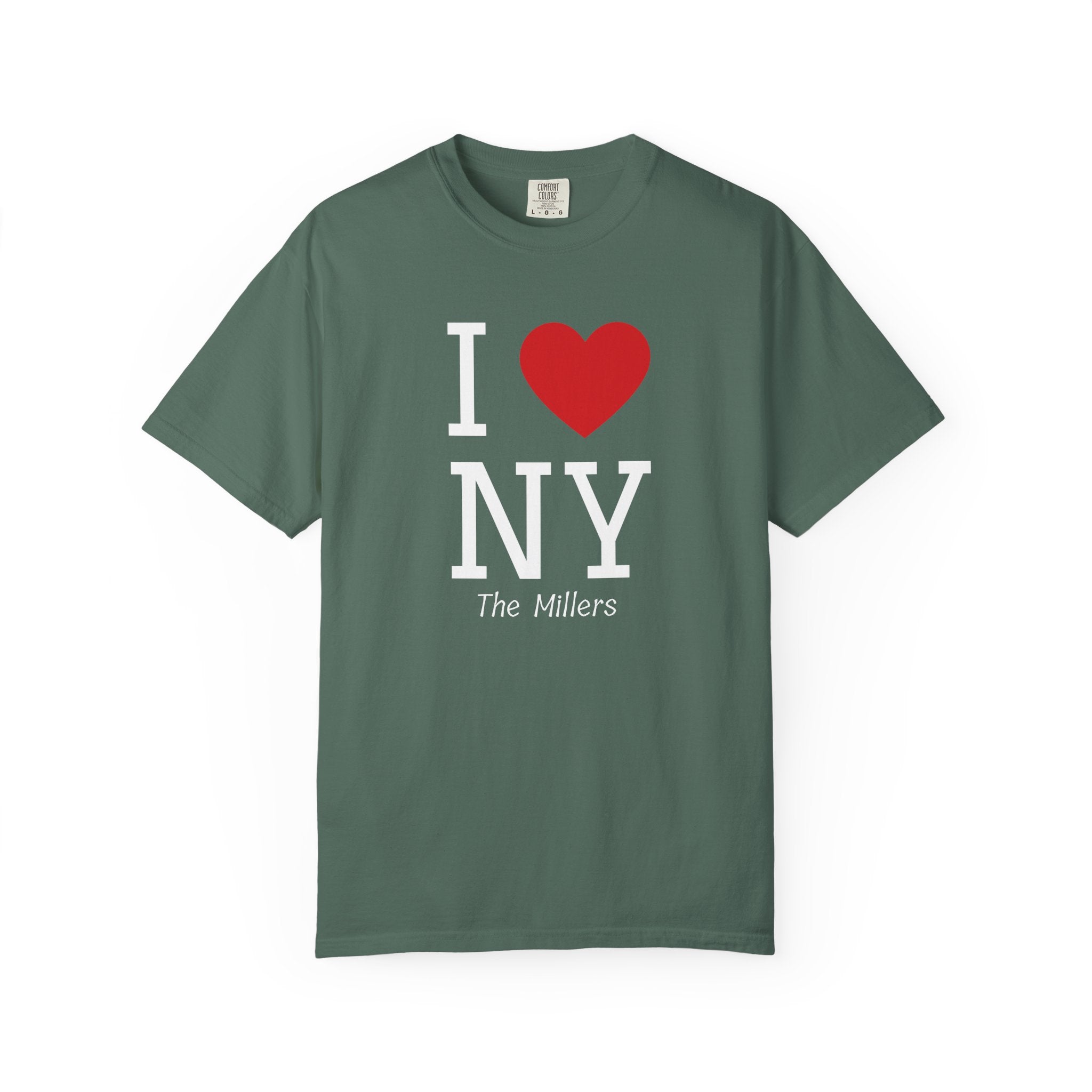 I Love NY Personalized Road Trip T-Shirt — Family New York Travel Tee