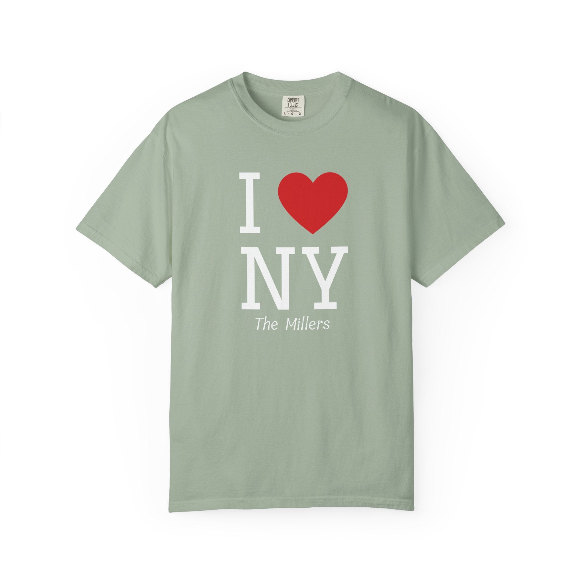 I Love NY Personalized Road Trip T-Shirt — Family New York Travel Tee