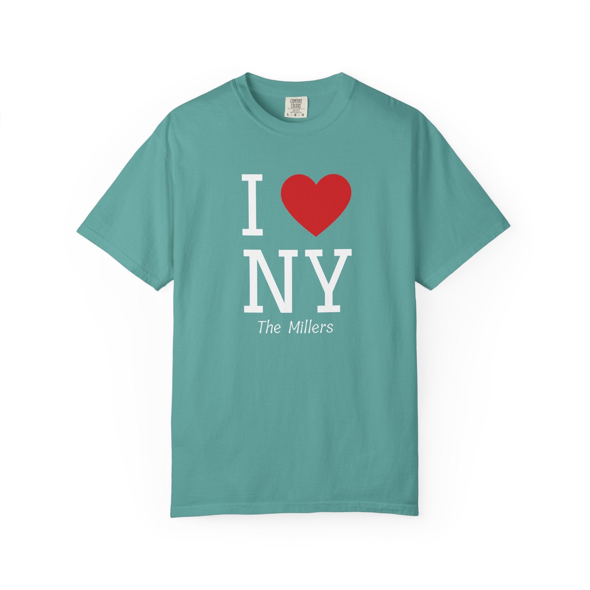 I Love NY Personalized Road Trip T-Shirt — Family New York Travel Tee