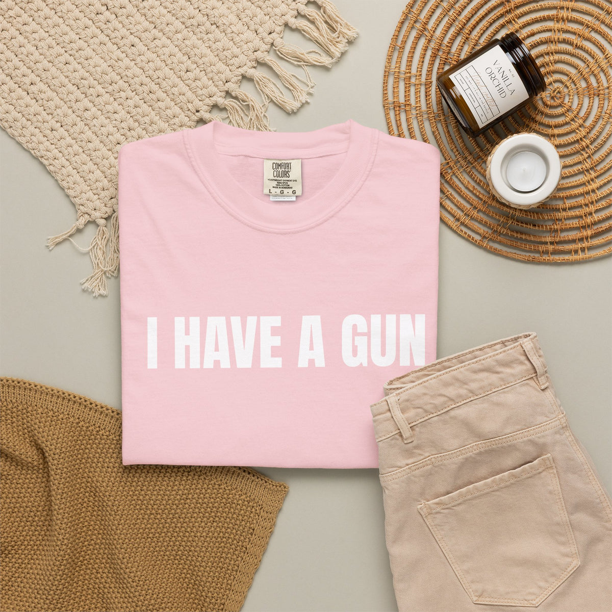 I Have a Gun T-Shirt — Bold Statement Graphic Tee
