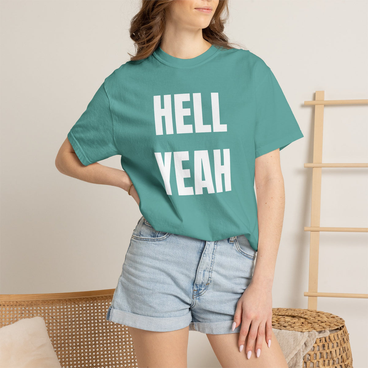 Hell Yeah Garment-Dyed T-Shirt