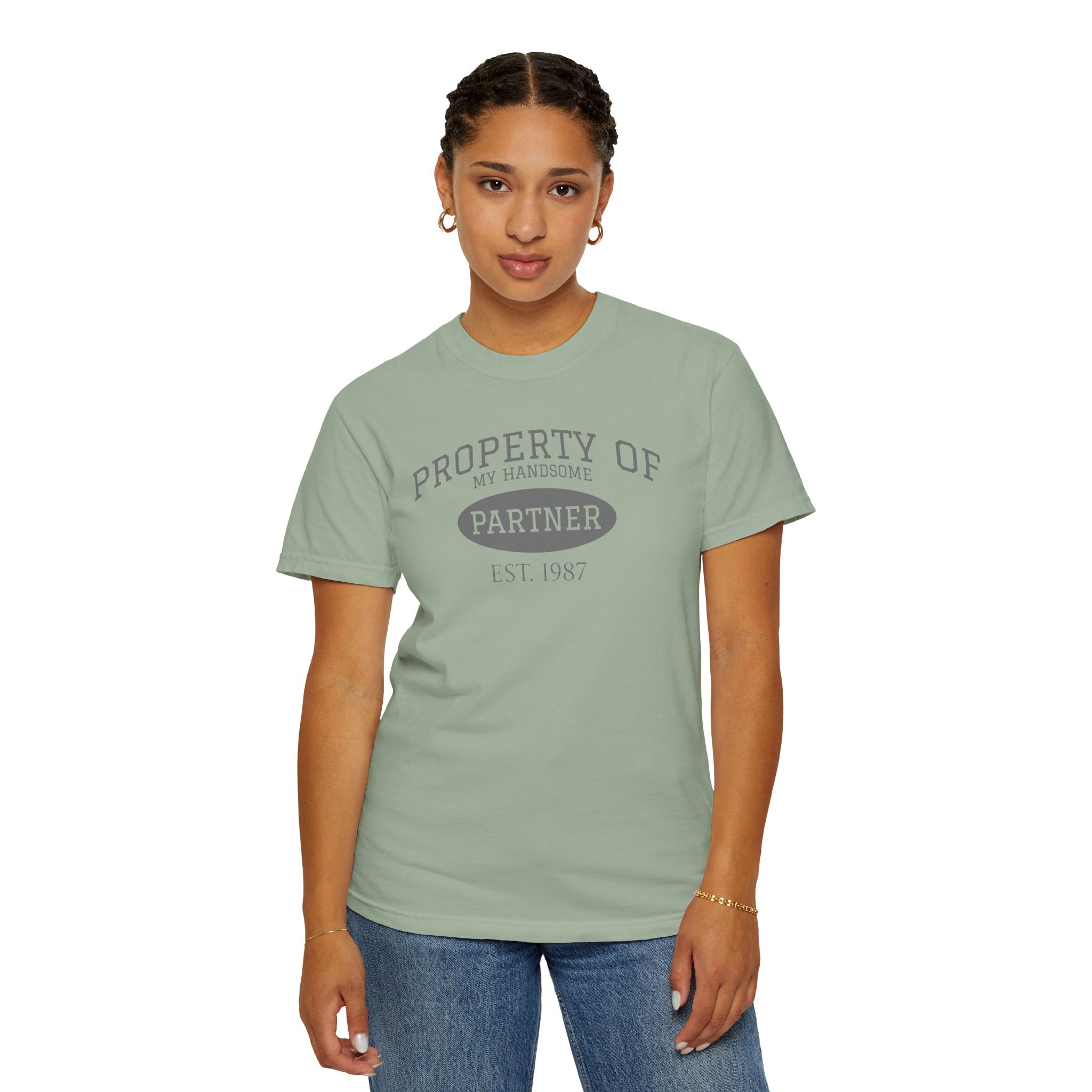 Property of My Handsome Partner T-Shirt – Established 1987 Graphic Tee