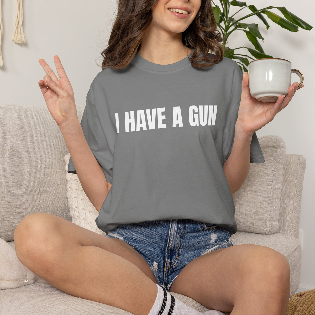 I Have a Gun T-Shirt — Bold Statement Graphic Tee