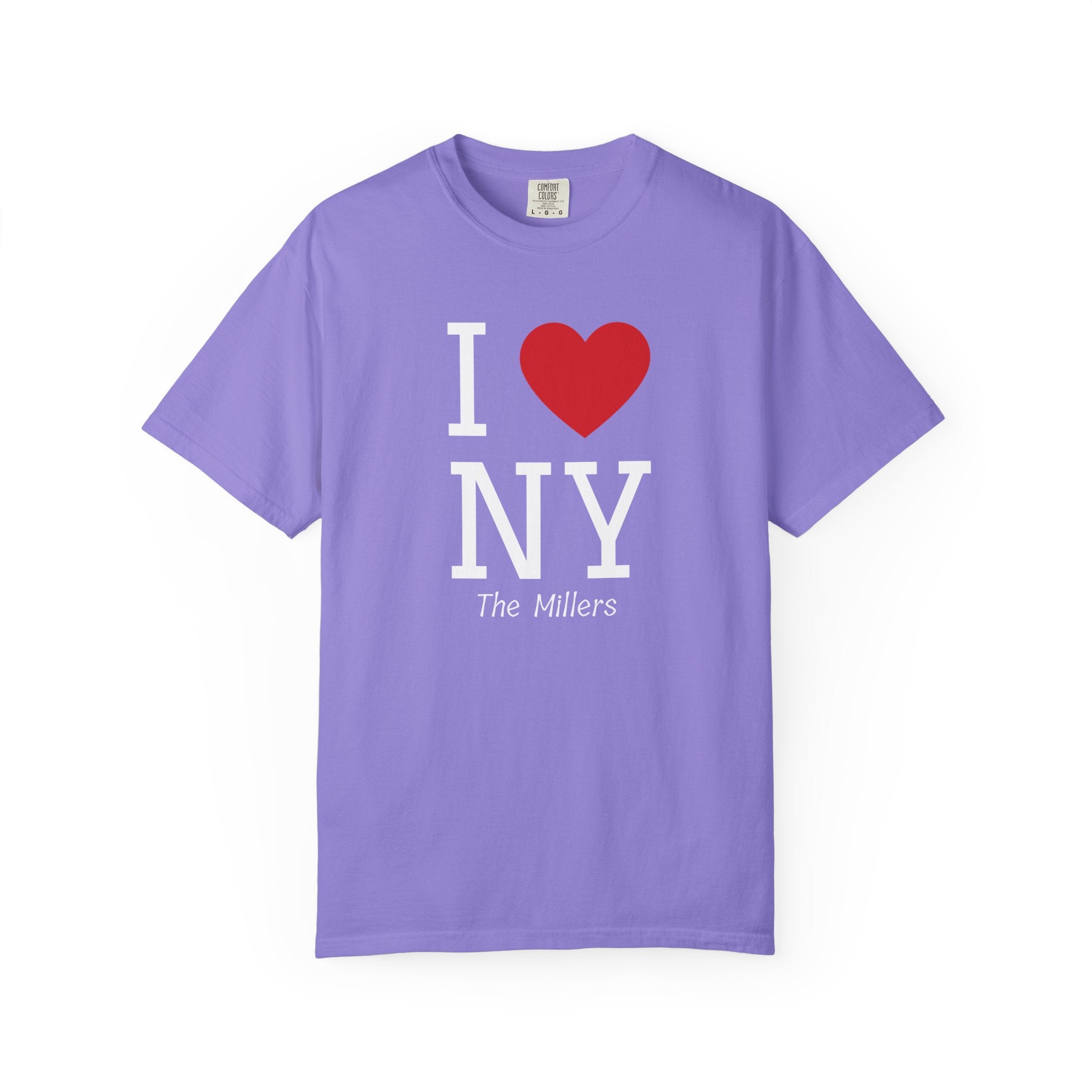 I Love NY Personalized Road Trip T-Shirt — Family New York Travel Tee