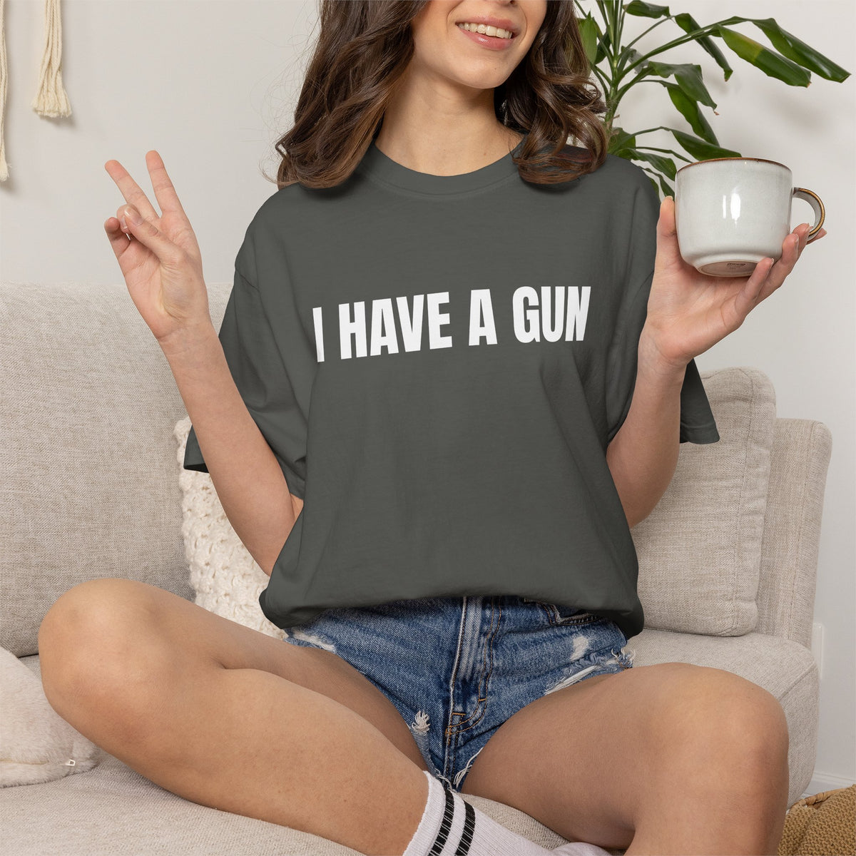 I Have a Gun T-Shirt — Bold Statement Graphic Tee