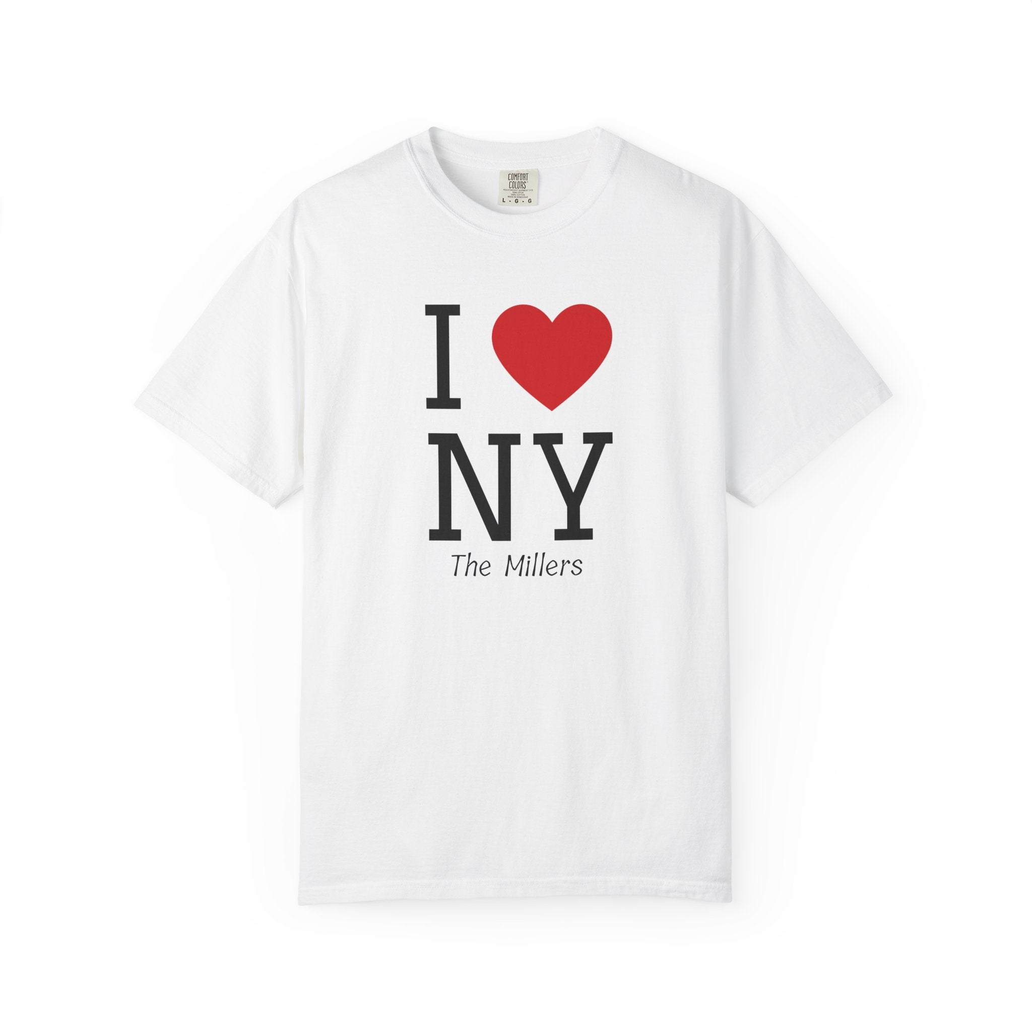 I Love NY Personalized Road Trip T-Shirt — Family New York Travel Tee