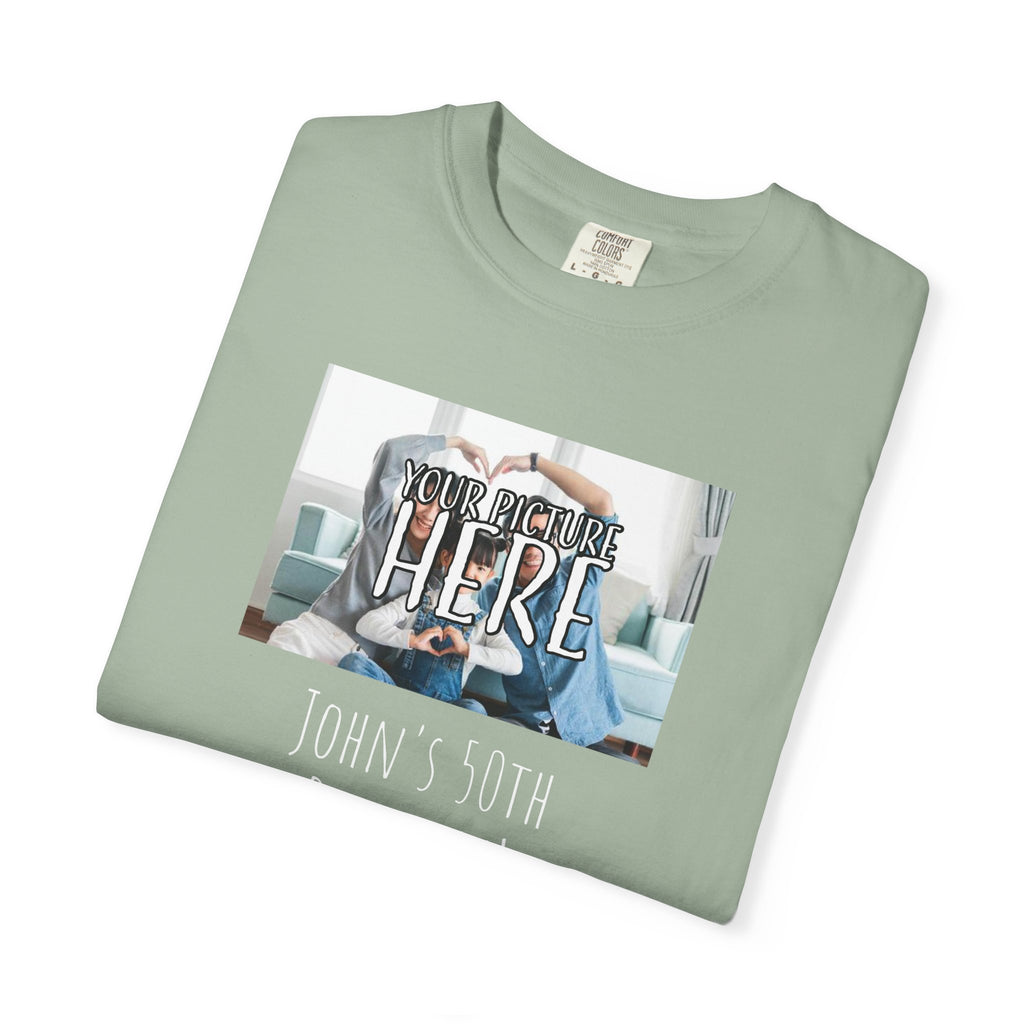 Personalizable Family Fun T-Shirt — Custom Image & Text, Multiple Colors
