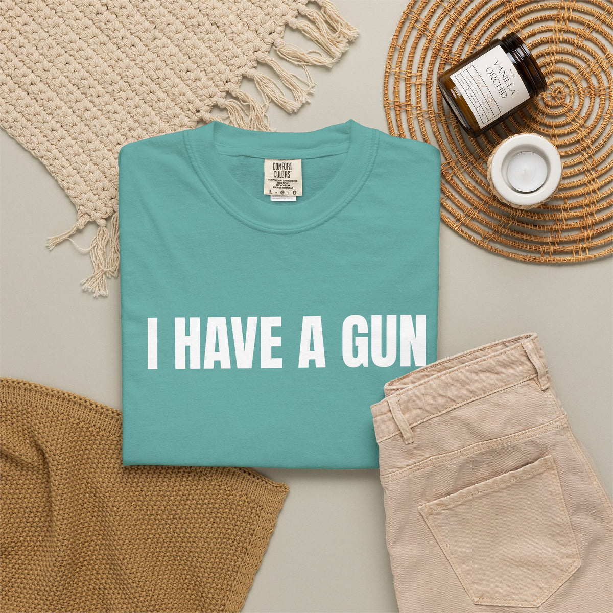 I Have a Gun T-Shirt — Bold Statement Graphic Tee