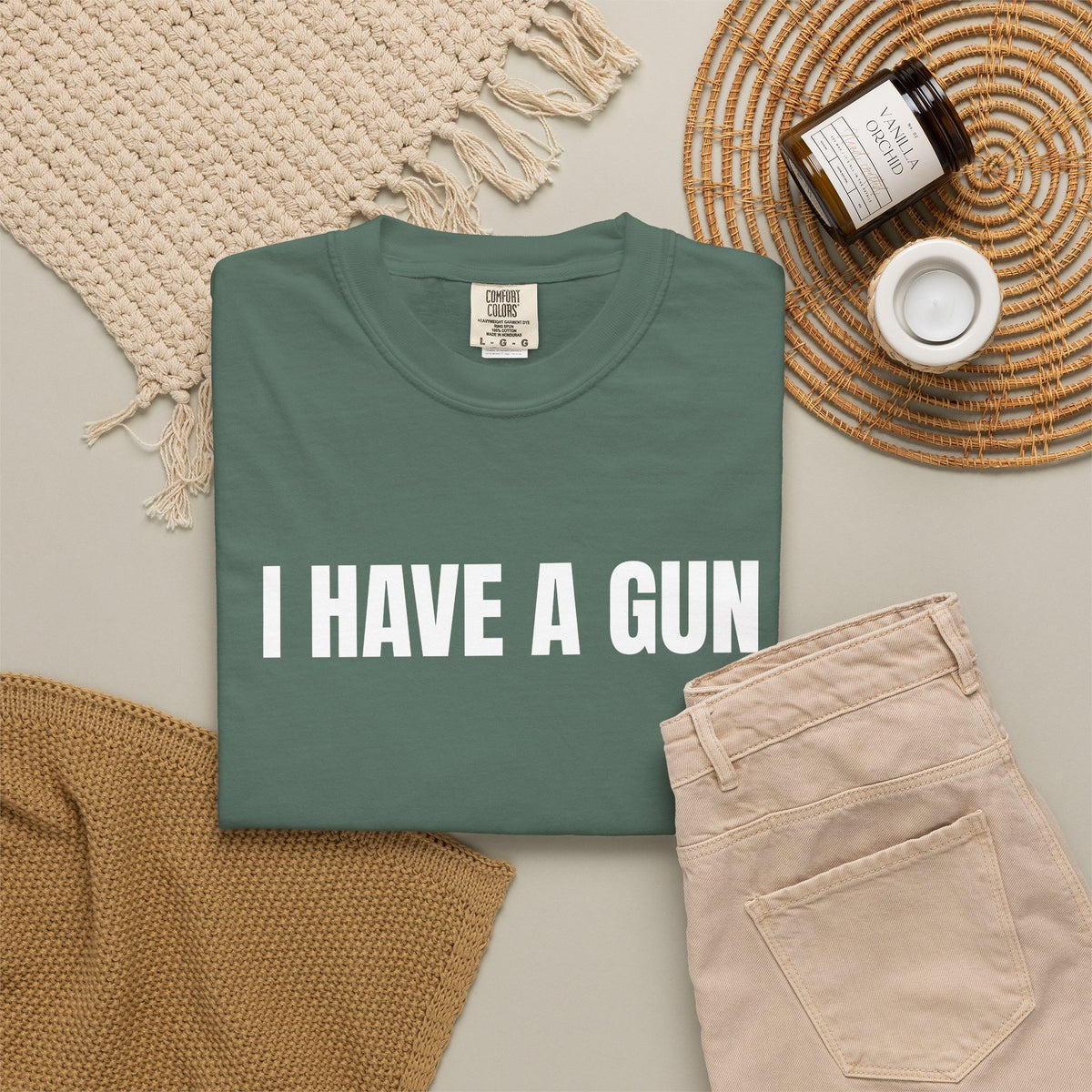 I Have a Gun T-Shirt — Bold Statement Graphic Tee