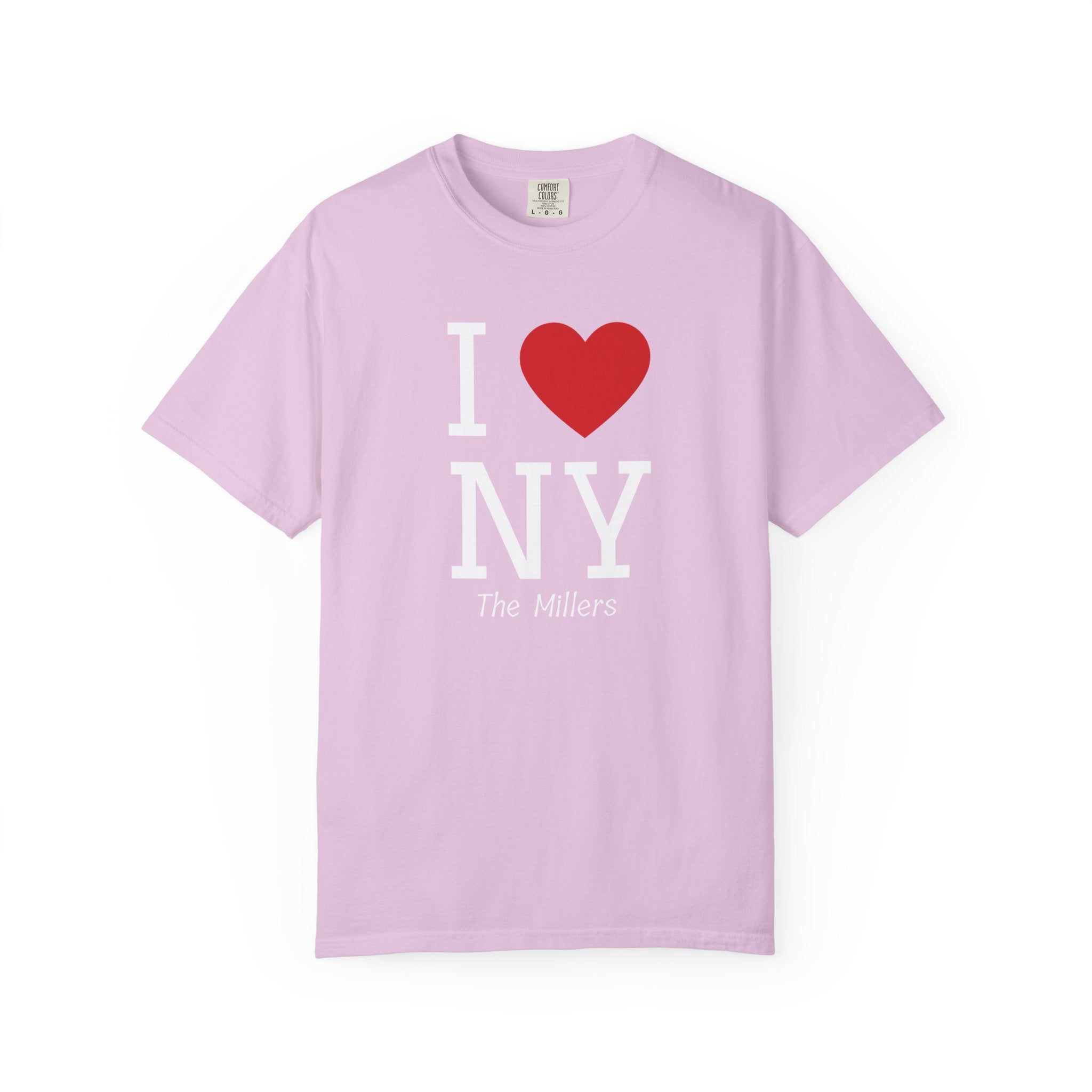 I Love NY Personalized Road Trip T-Shirt — Family New York Travel Tee