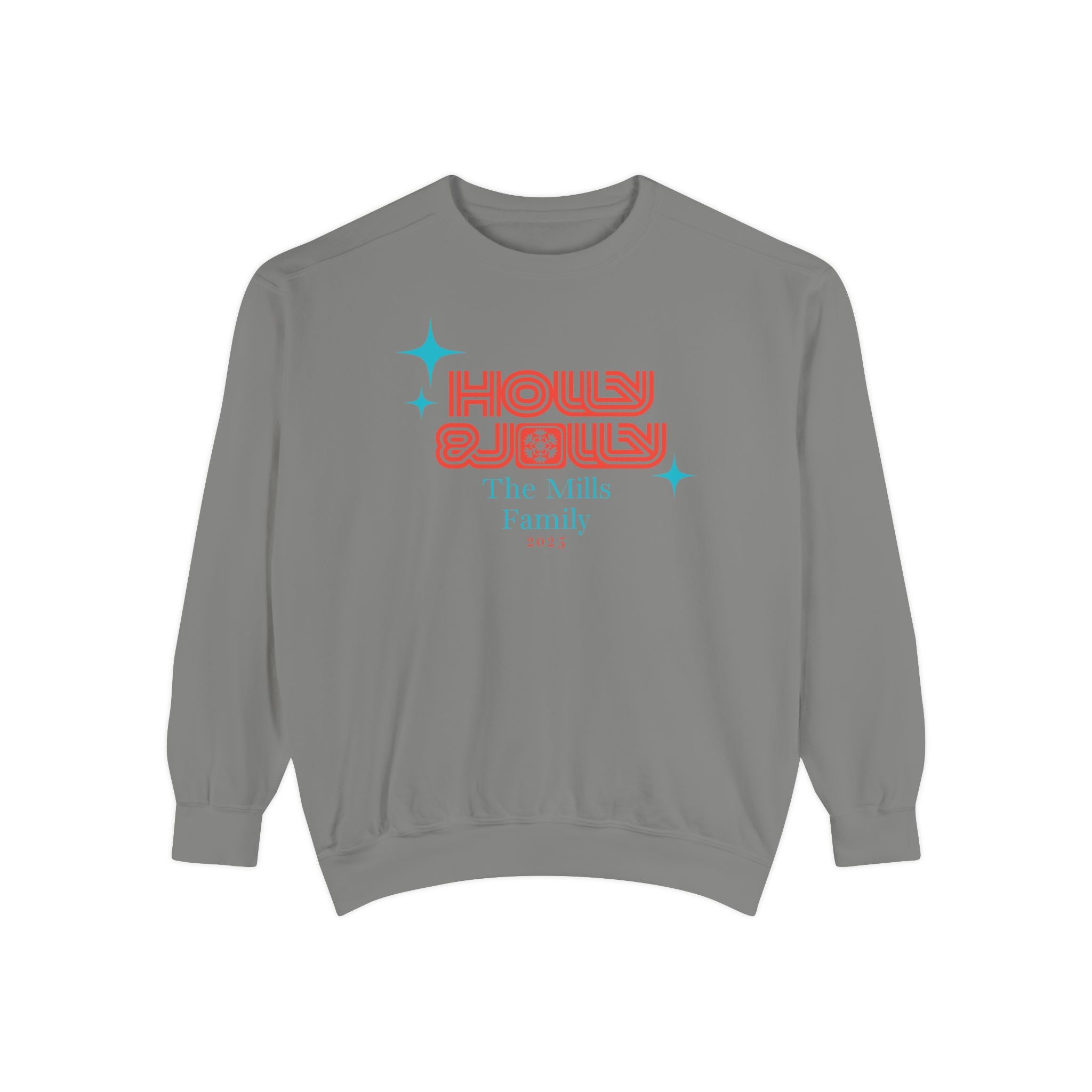 Holly & Jolly Personalized Family Christmas Sweatshirt
