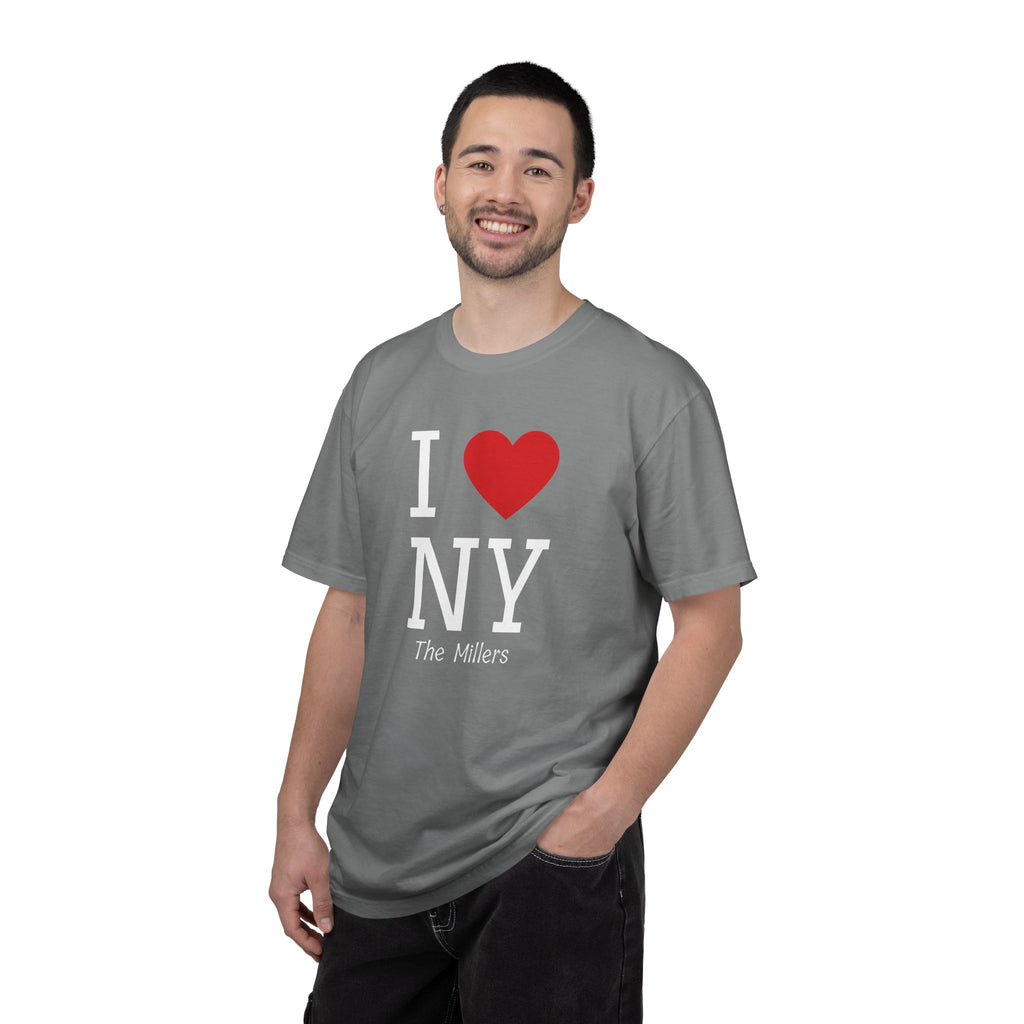I Love NY Personalized Road Trip T-Shirt — Family New York Travel Tee