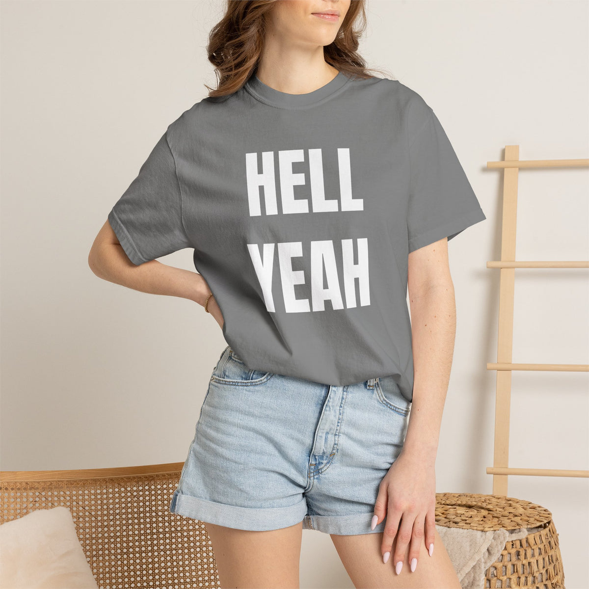 Hell Yeah Garment-Dyed T-Shirt