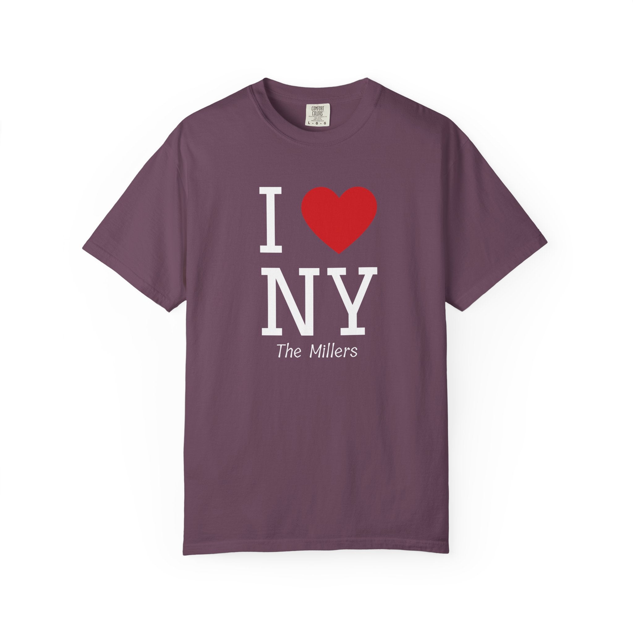 I Love NY Personalized Road Trip T-Shirt — Family New York Travel Tee
