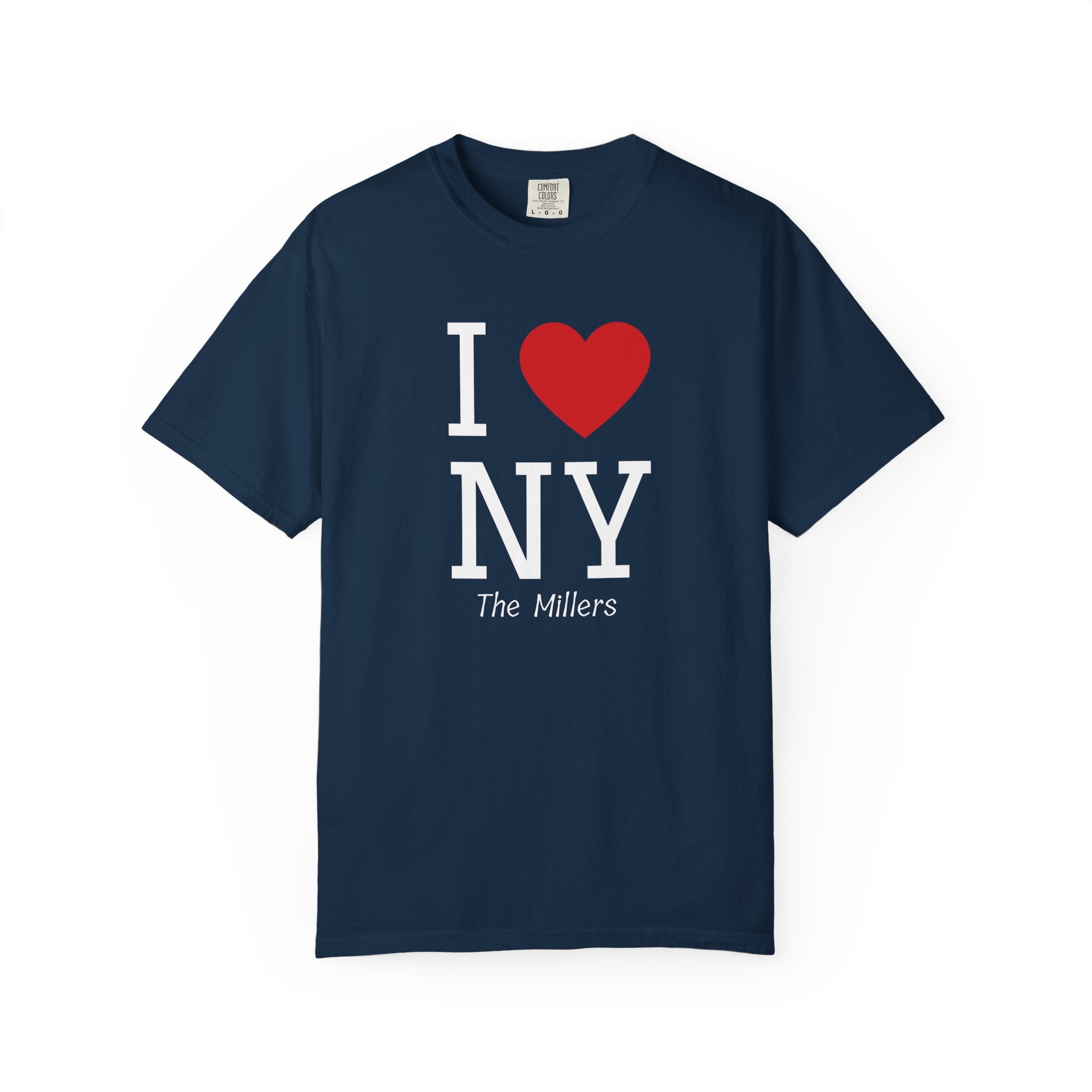 I Love NY Personalized Road Trip T-Shirt — Family New York Travel Tee