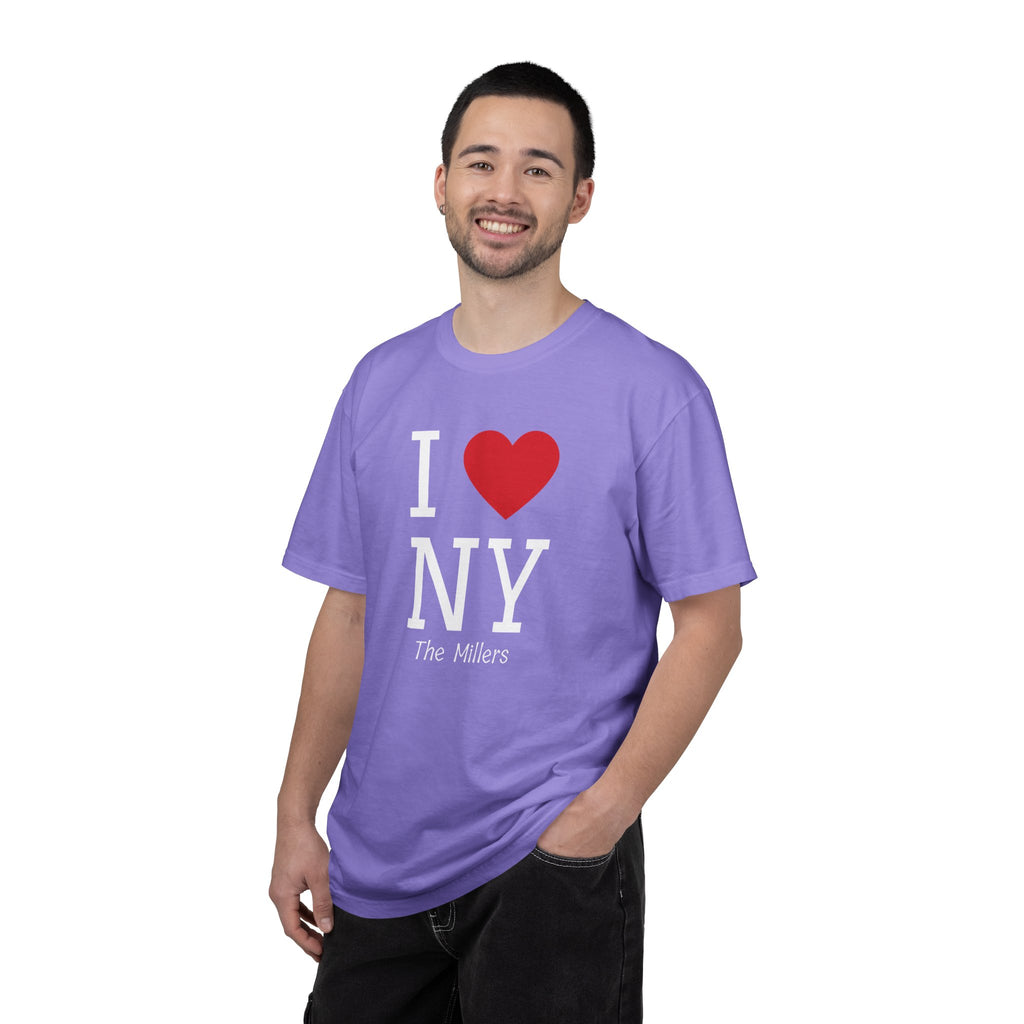 I Love NY Personalized Road Trip T-Shirt — Family New York Travel Tee