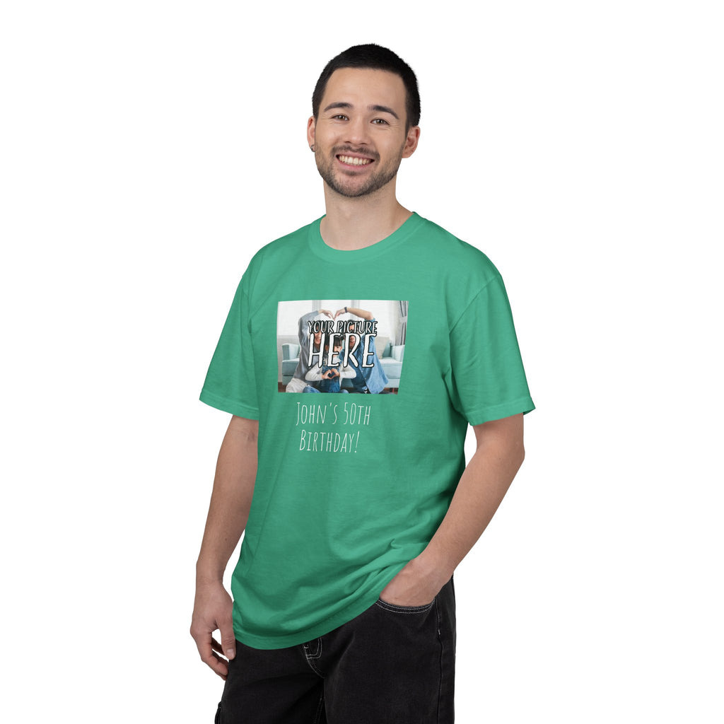 Personalizable Family Fun T-Shirt — Custom Image & Text, Multiple Colors