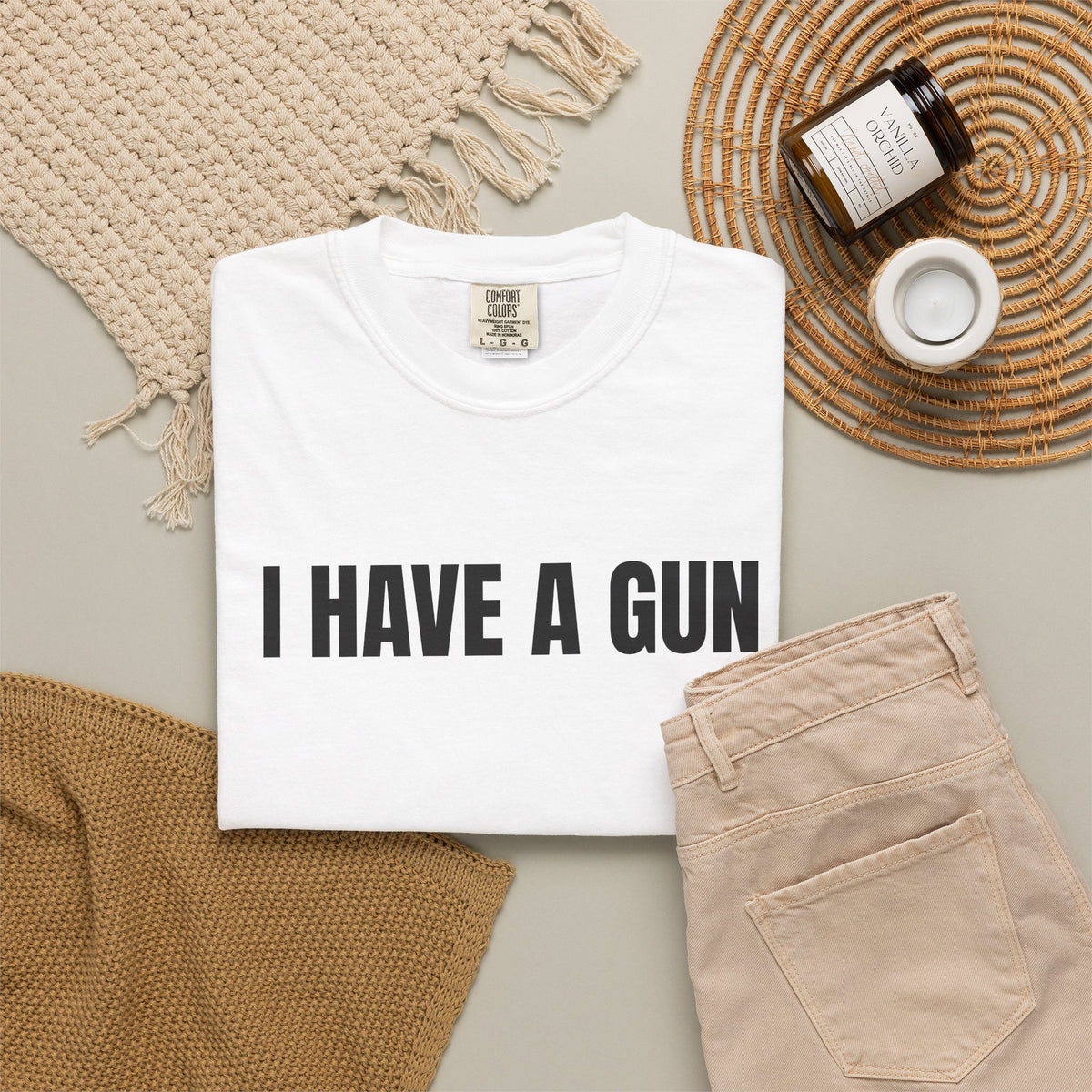 I Have a Gun T-Shirt — Bold Statement Graphic Tee
