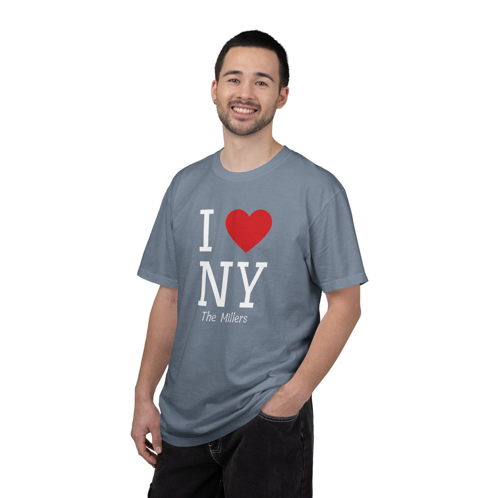 I Love NY Personalized Road Trip T-Shirt — Family New York Travel Tee